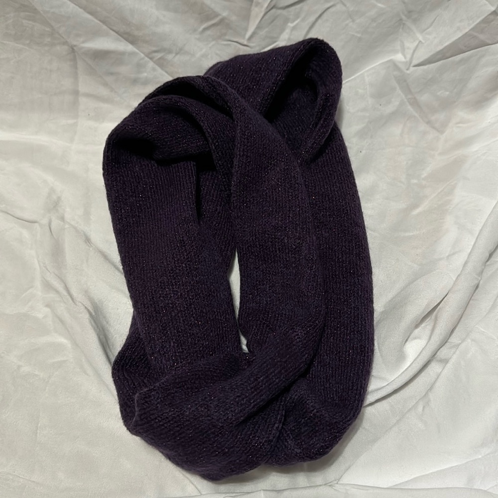 Wrapable scarf-purple with sparkles—OS